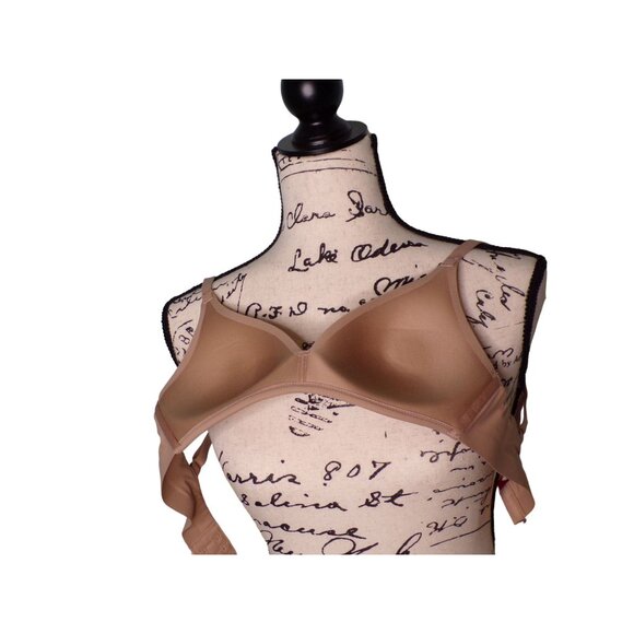 🆕WACOAL Comfort First Wireless T-Shirt Bra Beige 32B #856339 - Picture 10 of 10